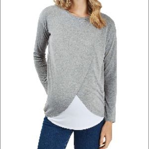 Topshop maternity and nursing top